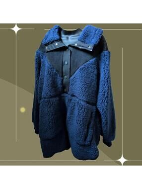 ✨ Nwt Free People Fall To Rise Quarter Zip Fleece Size M